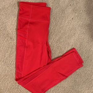 Hot pink fabletics leggings!